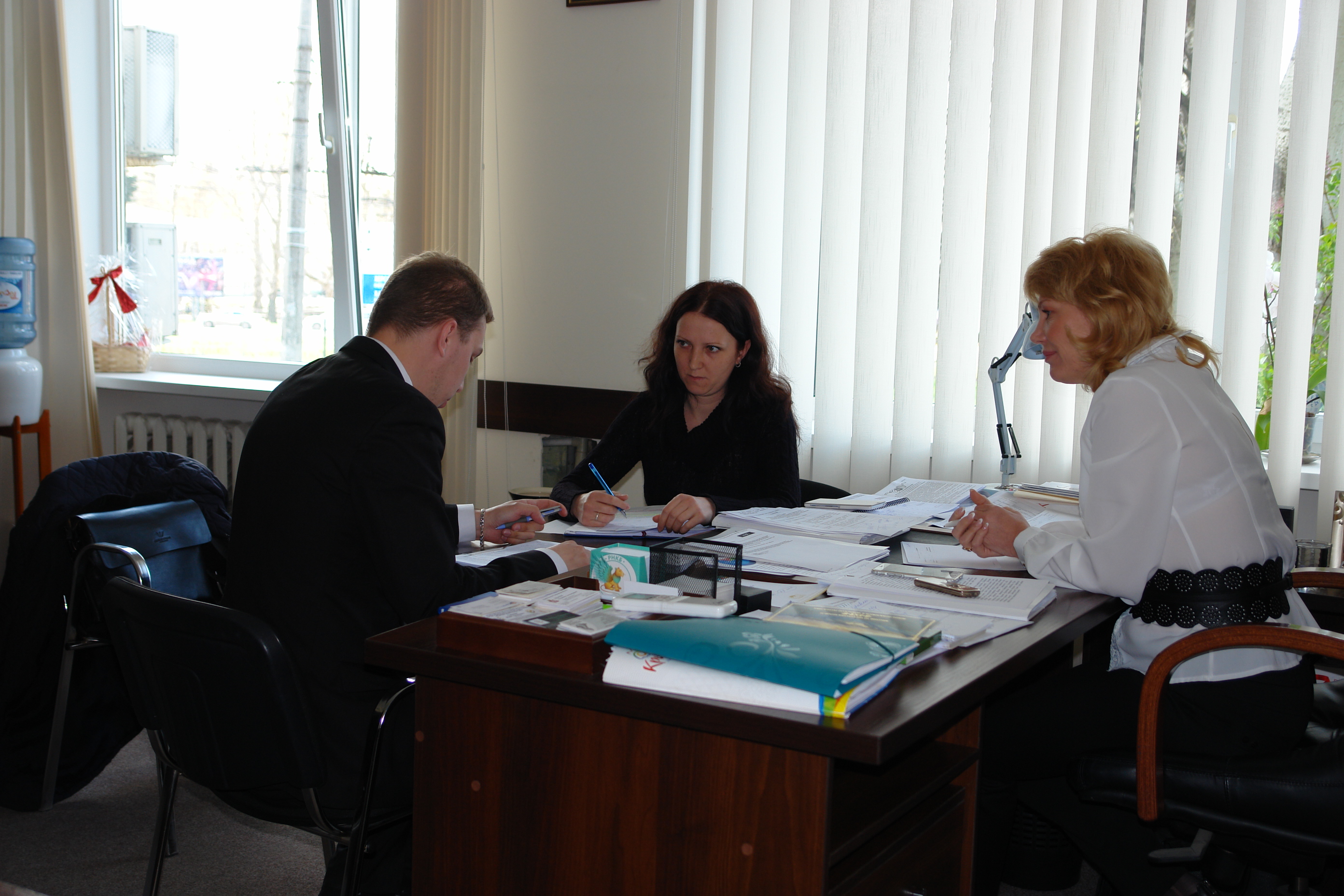 Прием граждан министром Е Юрченко