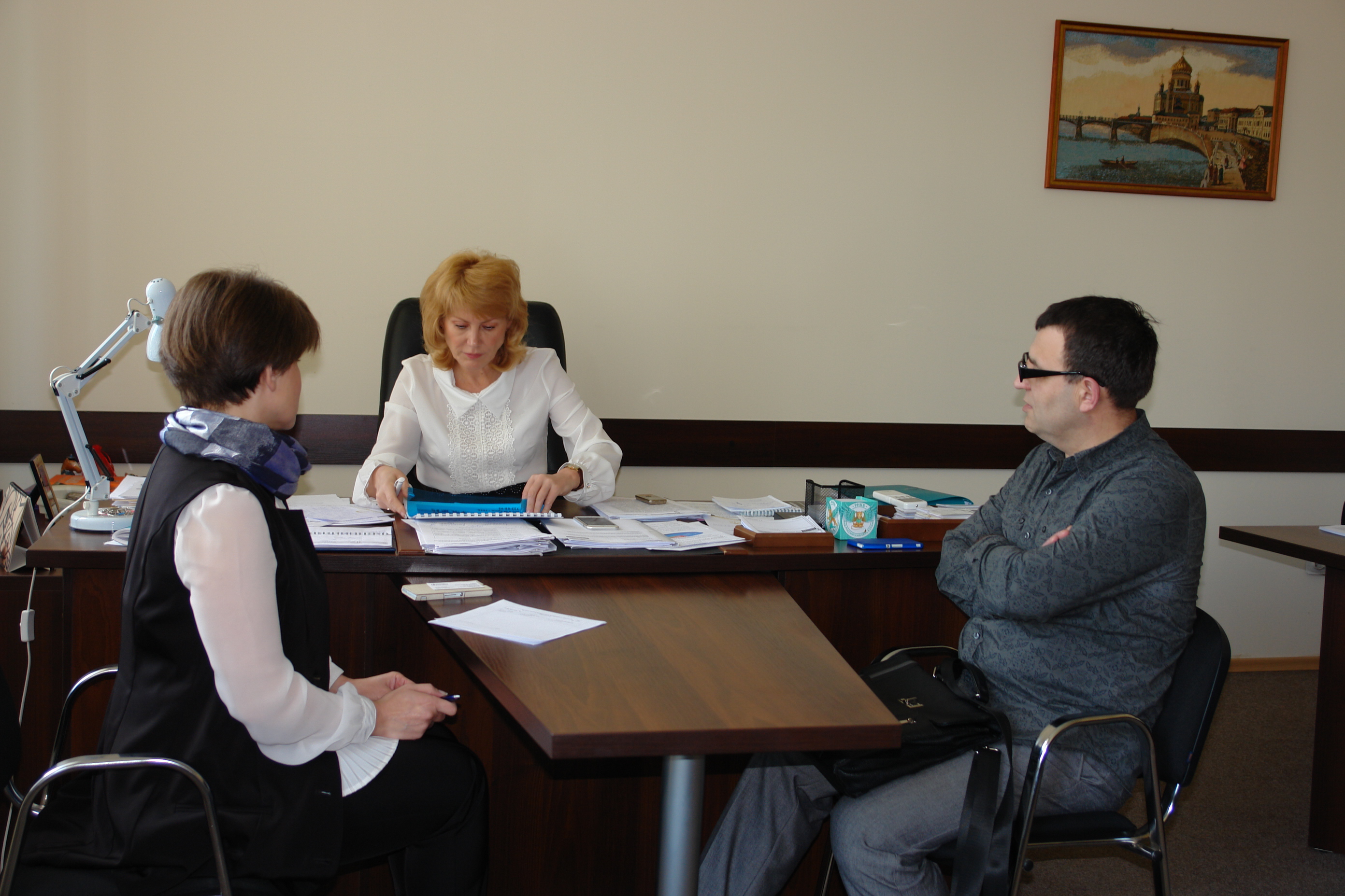 Прием граждан министром Е Юрченко