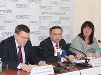 В Симферополе состоялась пресс-конференция министра финансов Владимира Левандовского на тему: «Интеграция бюджетной системы Республики Крым в бюджетную систему Российской Федерации»