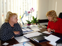 Министр курортов и туризма Крыма Елена Юрченко провела прием граждан