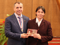 Ирина Лялина получила звание «Заслуженный работник физической культуры и спорта Республики Крым»