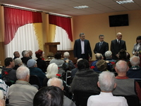 Пациенты Крымского госпиталя для ветеранов войны принимали поздравления ко Дню защитника Отечества