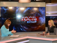 Светлана Лужецкая приняла участие в информационной программе «Гость в студии» на Первом Крымском телеканале