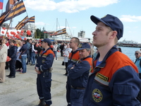 Спасатели «КРЫМ-СПАС» приняли участие в праздничных мероприятиях, посвященных 72 годовщине освобождения городов Крыма