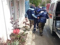 Крымские спасатели ликвидировали последствия ДТП в районе с. Переваловка г. Судак