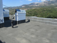 Осмотр кровли многоквартирных домов в г. Ялта