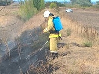 С начала октября огнеборцы 44 раза выезжали на ликвидацию пожаров и возгораний