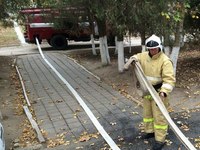Сотрудники пожарной части с. Журавки провели пожарно-тактические учения