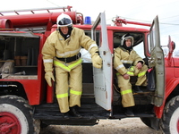 В Раздольненском районе прошли пожарно-тактические учения по тушению условного пожара