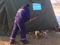 В связи с похолоданием на полуострове силами МЧС развернуты стационарные и мобильные пункты обогрева (адреса)