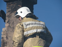 На пожаре в Белогорском районе спасен человек