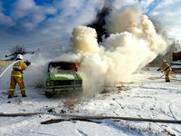 Сотрудники ГКУ РК «Пожарная охрана Республики Крым» провели соревнования по пожарно-спасательному мастерству в Кировском районе