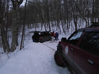 Сотрудники МЧС Крыма продолжают оказывать помощь автомобилистам