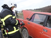 Сотрудники ГКУ РК «Пожарная охрана Республики Крым» провели пожарно-тактическое учение в Бахчисарайском районе