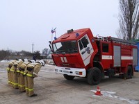 Огнеборцы ГКУ РК «Пожарная охрана Республики Крым» поддержали всемирный флешмоб «Почтение пожарных их стальным коням»