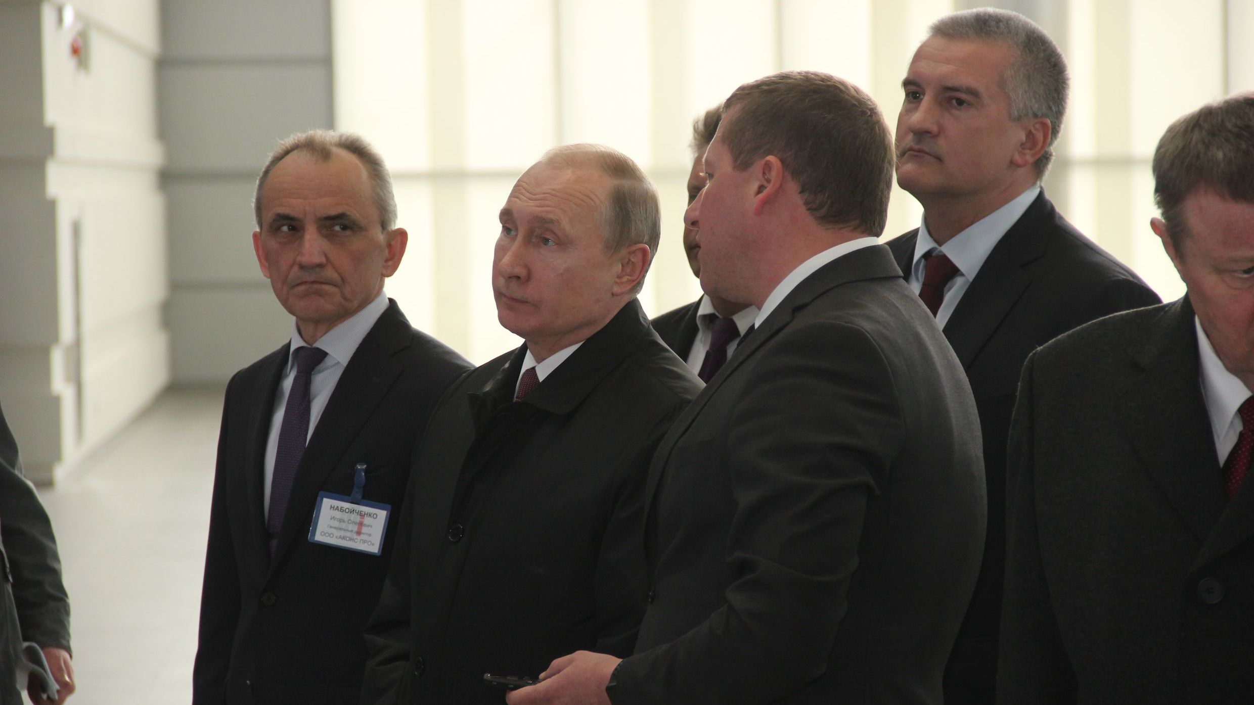 Президент Российской Федерации Владимир Путин посетил новый аэровокзальный комплекс Международного аэропорта «Симферополь»