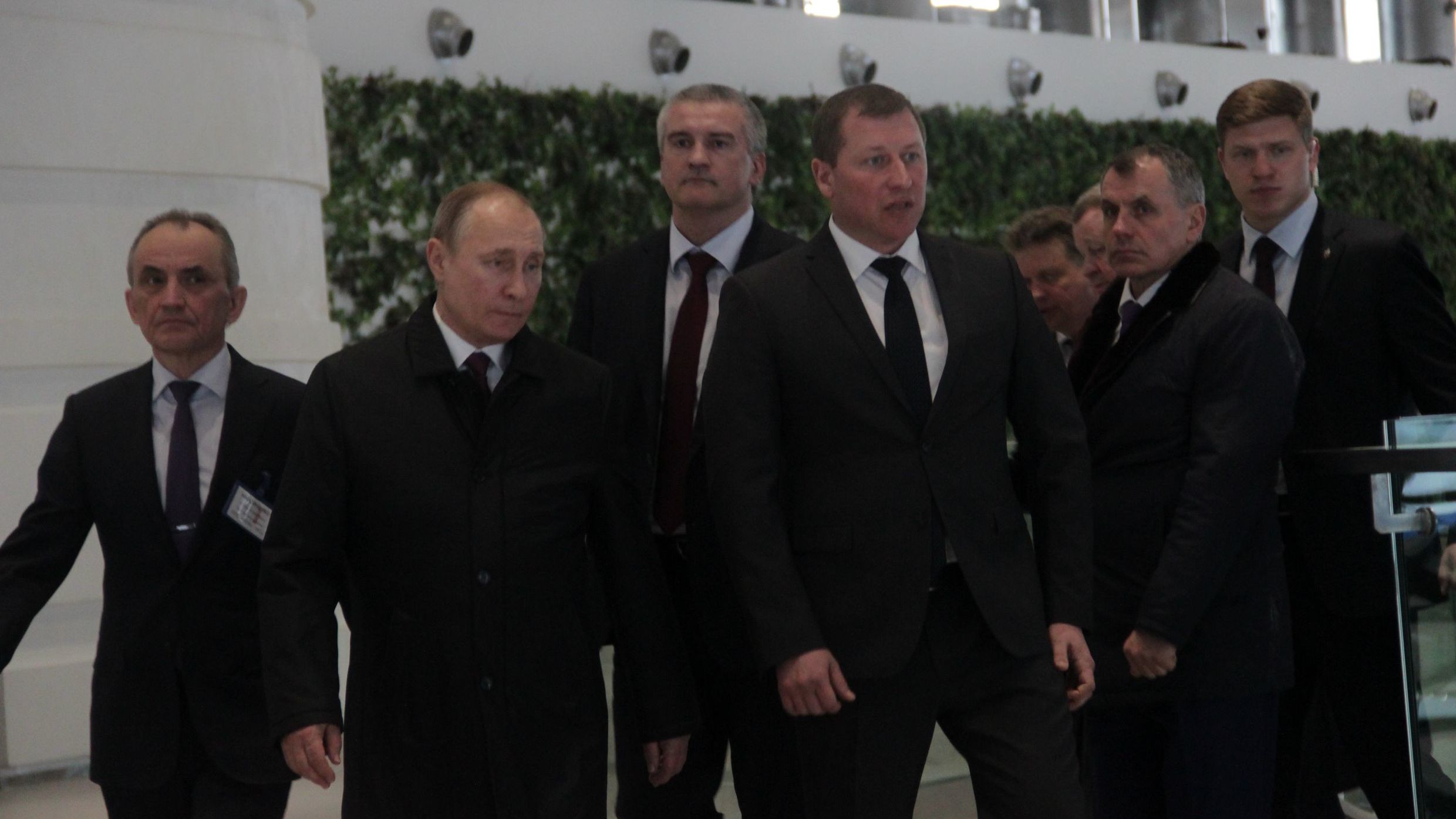 Президент Российской Федерации Владимир Путин посетил новый аэровокзальный комплекс Международного аэропорта «Симферополь»