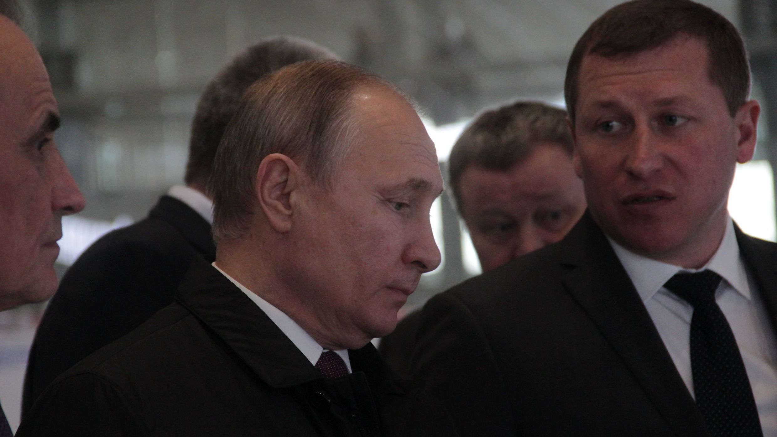 Президент Российской Федерации Владимир Путин посетил новый аэровокзальный комплекс Международного аэропорта «Симферополь»